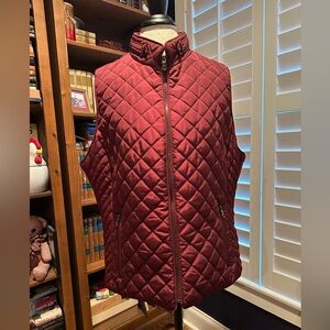 Westport Quilted Maroon Vest